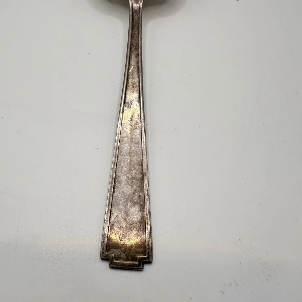 Vintage National Silver Co Art Deco EPNS Silver Plated Pierced Cake Pie‎ Server